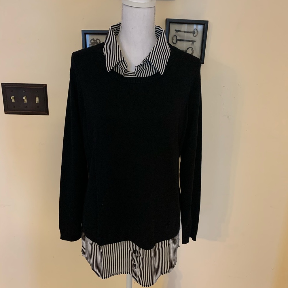 NWT Adrianna Papell sweater tunic. Size L.
